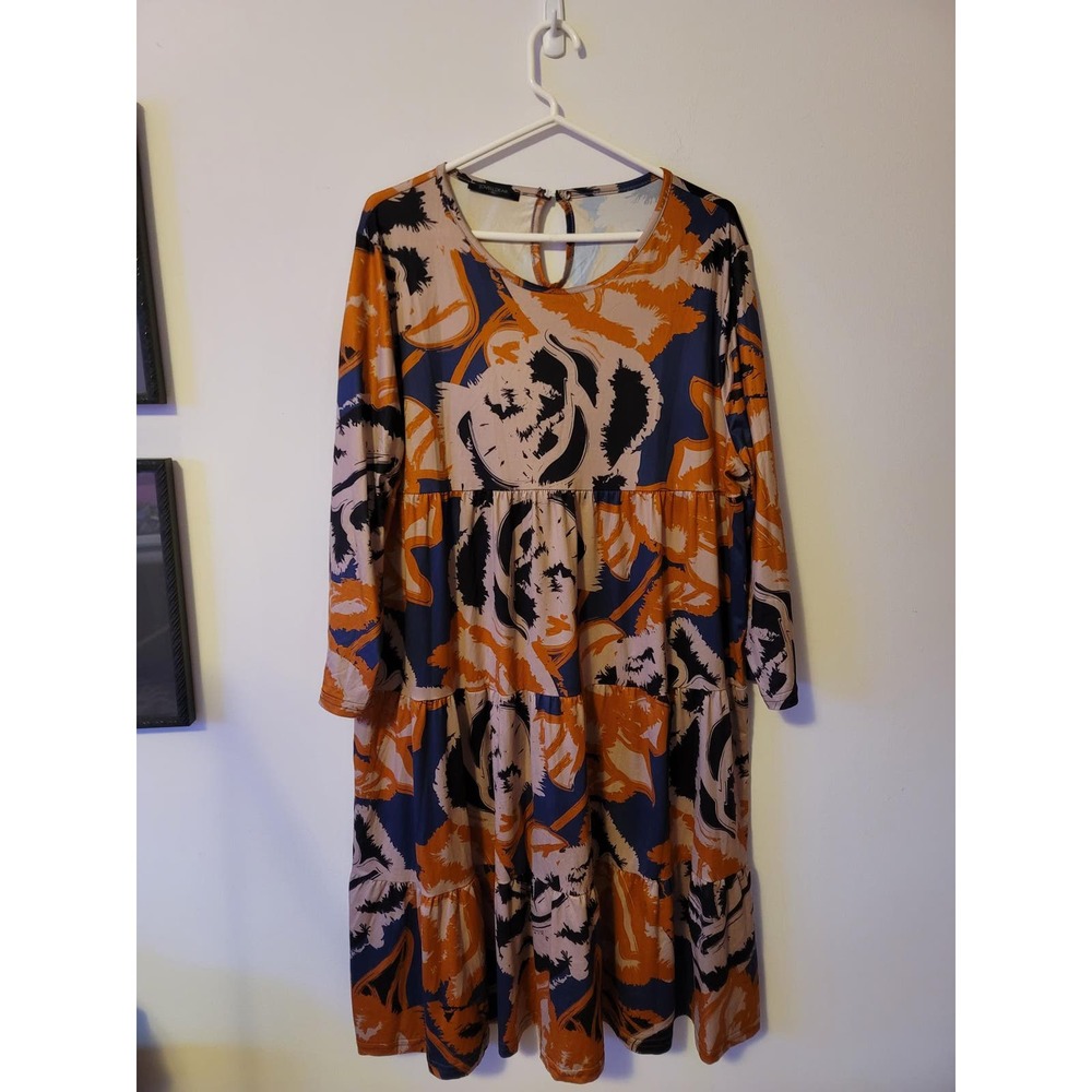 NEW Love U Dear Midi Dress Women 1XL